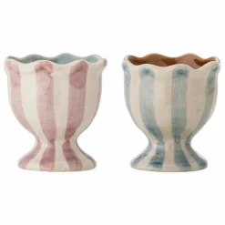 Bloomingville Coquetiers en grès Willa - Set de 2| Art De La Table