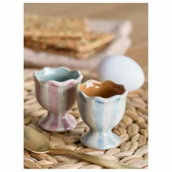 Bloomingville Coquetiers en grès Willa - Set de 2| Art De La Table