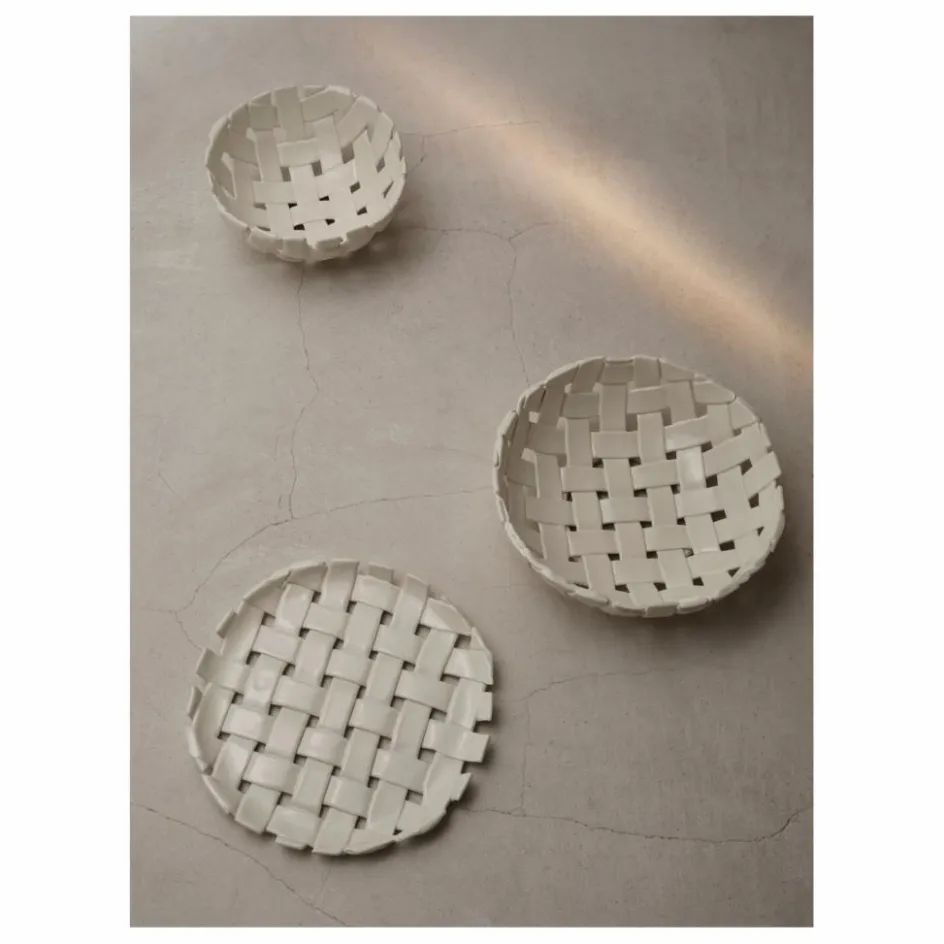 Ferm Living Art De La Table*Corbeille en céramique Plait |
