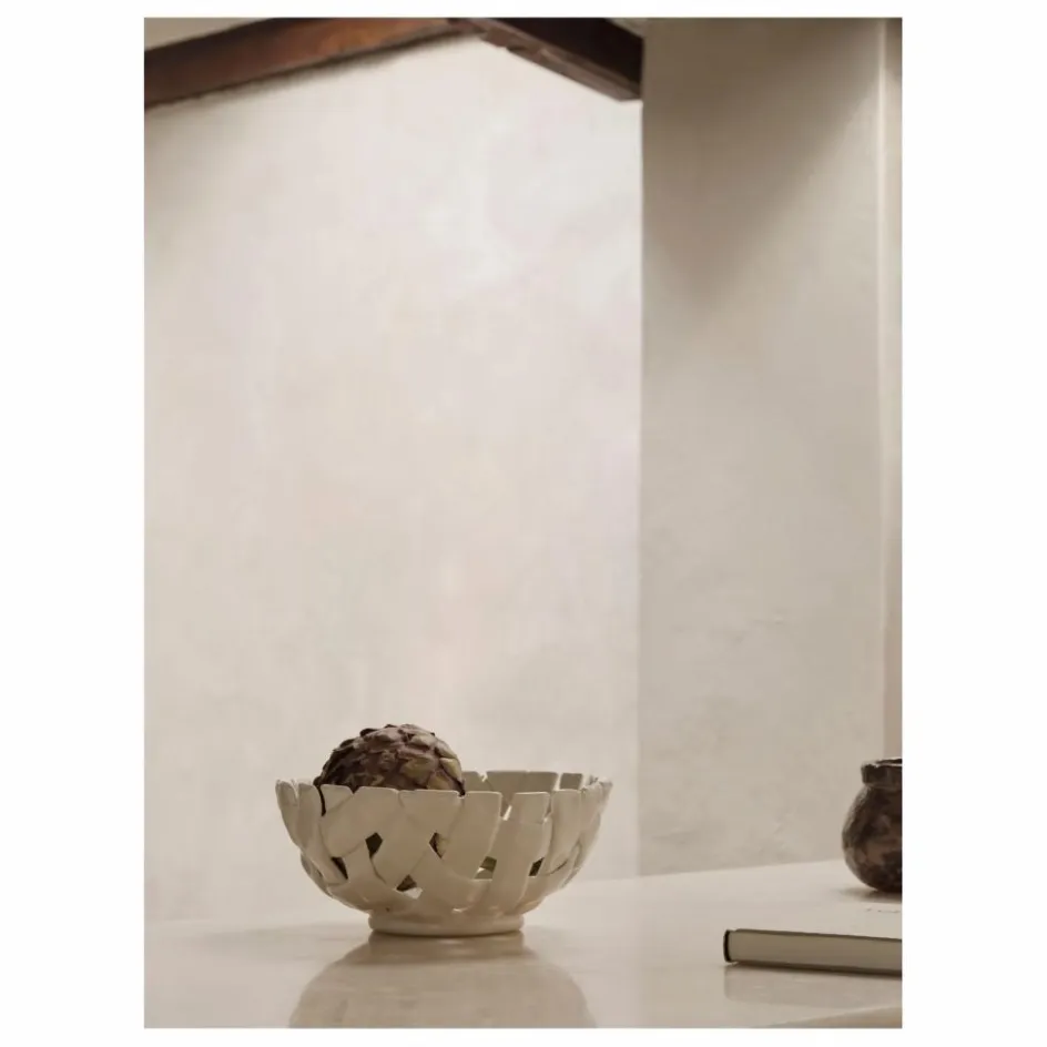 Ferm Living Corbeille en céramique Plait || Art De La Table