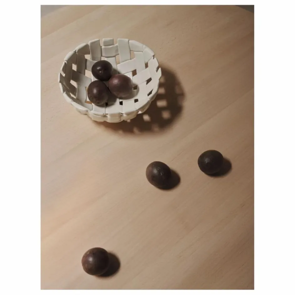 Ferm Living Corbeille en céramique Plait || Art De La Table