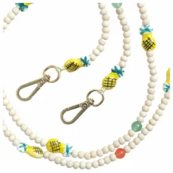 Outlet Louvini Cordon perle de bois Arielle Ananas | Jaune