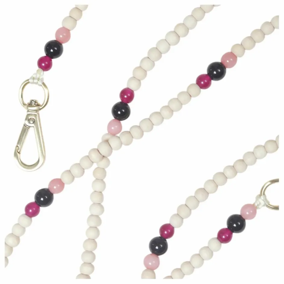 Femme Louvini Accessoires High-Tech|Accessoires High-Tech*Cordon perle de bois Arielle |