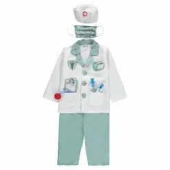 Clearance Great Pretenders Costume de docteur avec ses accessoires Vert