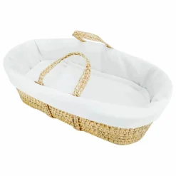 Clearance Tartine et Chocolat Couffin tressage feuilles de palme | Blanc