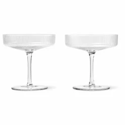 Outlet Coupes à champagne Ripple - Set de 2 Art De La Table