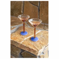 New &Klevering Coupes Perle - Set de 2 | Ambre