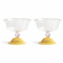 &Klevering Art De La Table*Coupes Tulip - Set de 2 |
