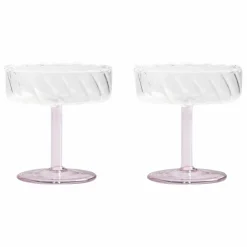 &Klevering Art De La Table*Coupes Twirl - Set de 2 |