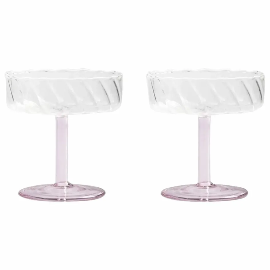 &Klevering Art De La Table*Coupes Twirl - Set de 2 |