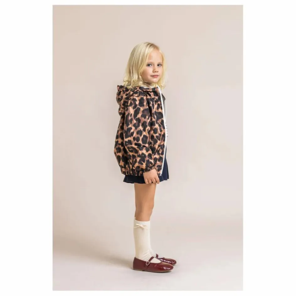 Flotte Coupe-Vent Imperméable Bastille Léopard Fibres Recyclées ||Enfant Manteaux, Blousons