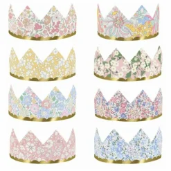 Enfant Meri Meri Décoration De Fête*Couronnes de fête - x Liberty - Set de 8