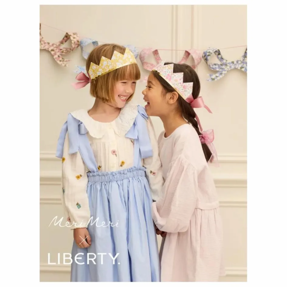 Enfant Meri Meri Décoration De Fête*Couronnes de fête - x Liberty - Set de 8