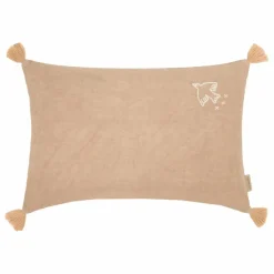 Enfant Nobodinoz Coussins|Coussins Enfant*Coussin à pompons - Lin Français |