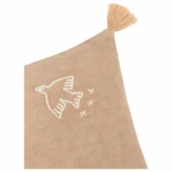 Enfant Nobodinoz Coussins|Coussins Enfant*Coussin à pompons - Lin Français |