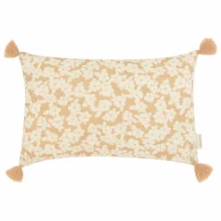 Clearance Nobodinoz Coussin à pompons Wabi Sabi Sakura | Ocre