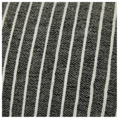 New HKliving Coussin à rayures | Noir