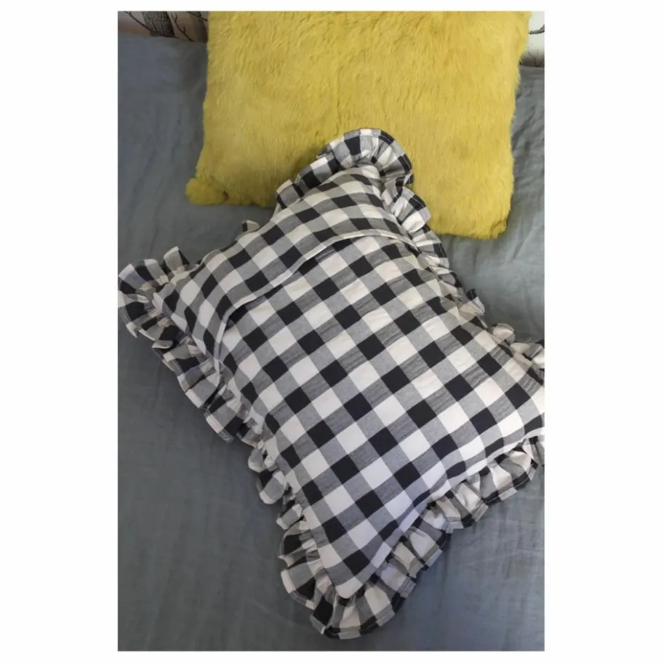 Barnabé aime le café Coussin à volant ||Enfant Coussins|Coussins Enfant