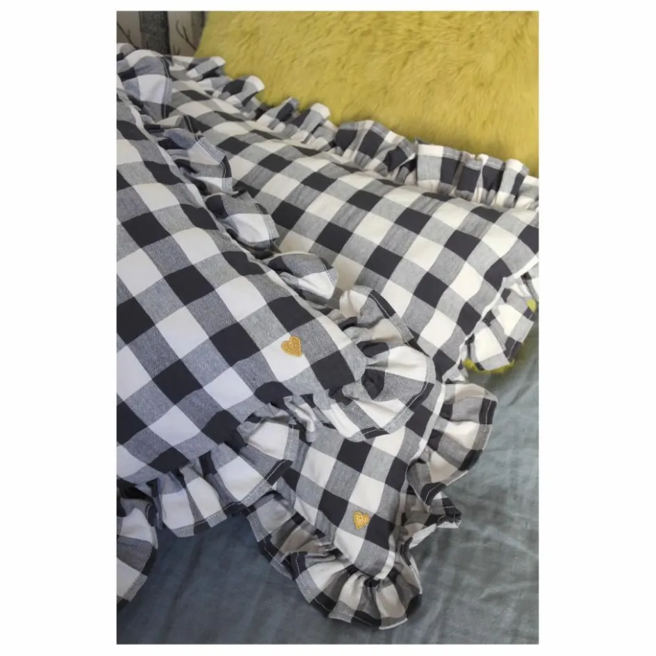 Barnabé aime le café Coussin à volant ||Enfant Coussins|Coussins Enfant