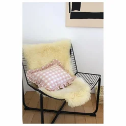 Best Barnabé aime le café Coussin à volant | Rose pâle