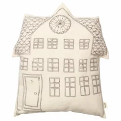 Sale Ferm Living Kids Coussin Abode Windows Multicolore
