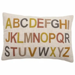 Clearance Bloomingville Mini Coussin alphabet Lexi Multicolore