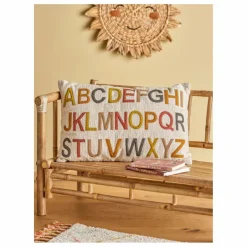 Clearance Bloomingville Mini Coussin alphabet Lexi Multicolore