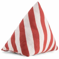 Online Coussin berlingot Divino à rayures en jacquard | Coussins