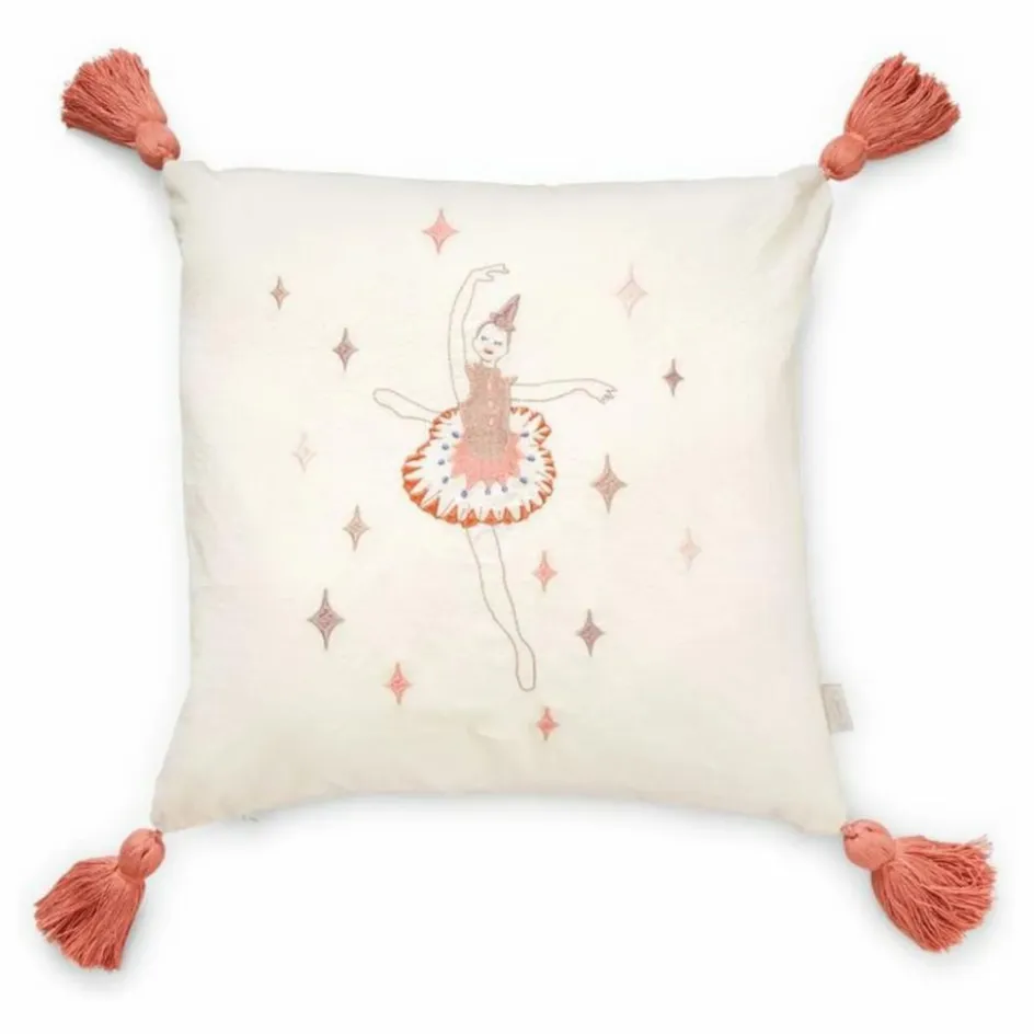 New Cam Cam Coussin brodé Ballerina Rose