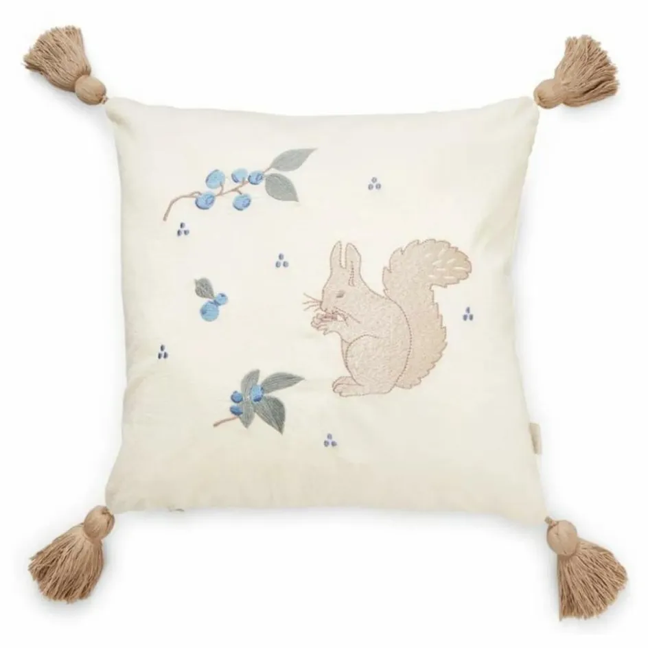 Cam Cam Coussin brodé Blueberries|Enfant Coussins|Coussins Enfant
