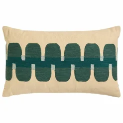 New Maison Sarah Lavoine Coussin brodé Cadence | Bleu Sarah