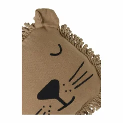 Nobodinoz Coussin brodé Lion ||Enfant Coussins|Coussins Enfant