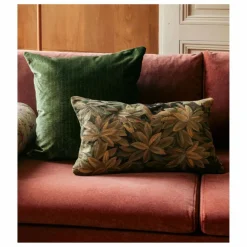 Outlet Coussin carré Carino en velours côtelé brillant | Coussins