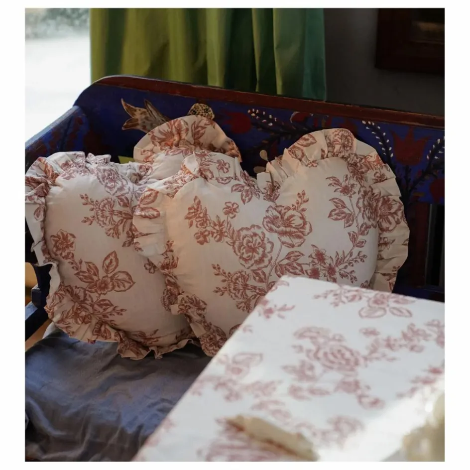 Anna + Nina Coussins*Coussin cœur Whimsical |