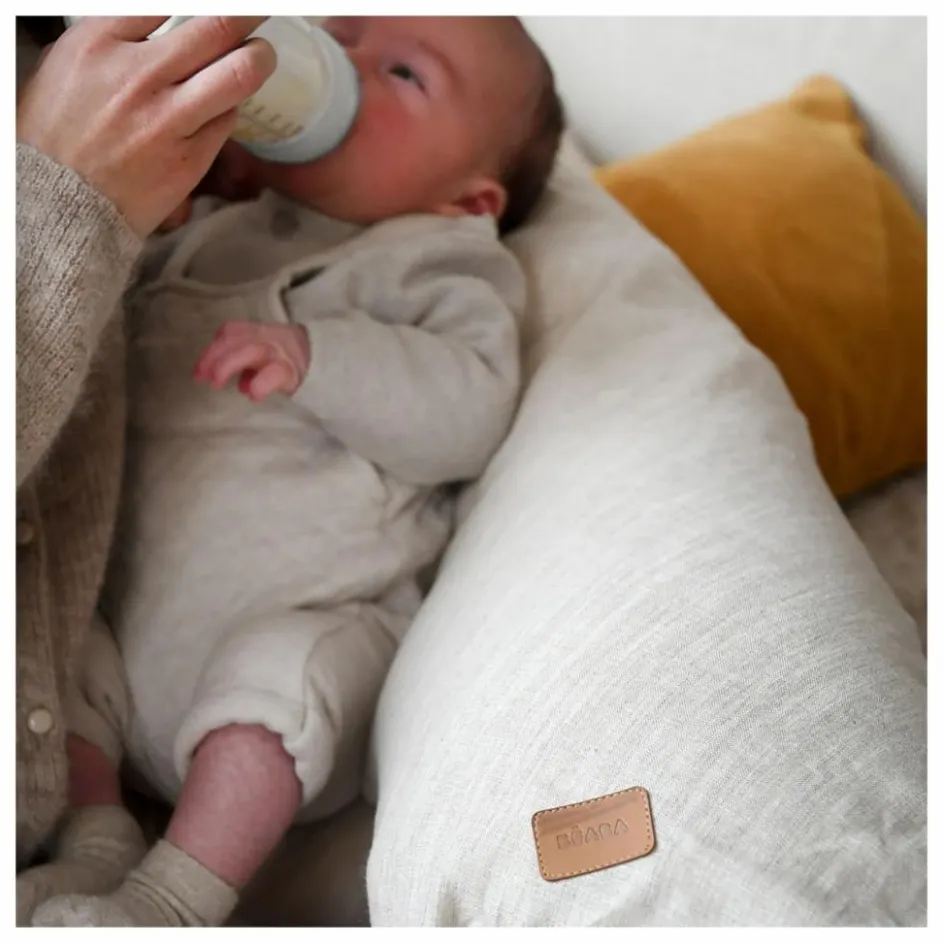 Béaba Coussin d'allaitement Big Flopsy || Linge De Lit Bébé|Accessoires Pour Bien Dormir