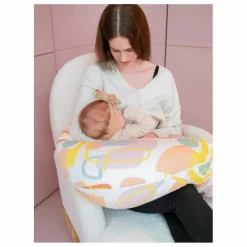 Béaba Coussin d'allaitement Big Flopsy Artline| Linge De Lit Bébé|Accessoires Pour Bien Dormir