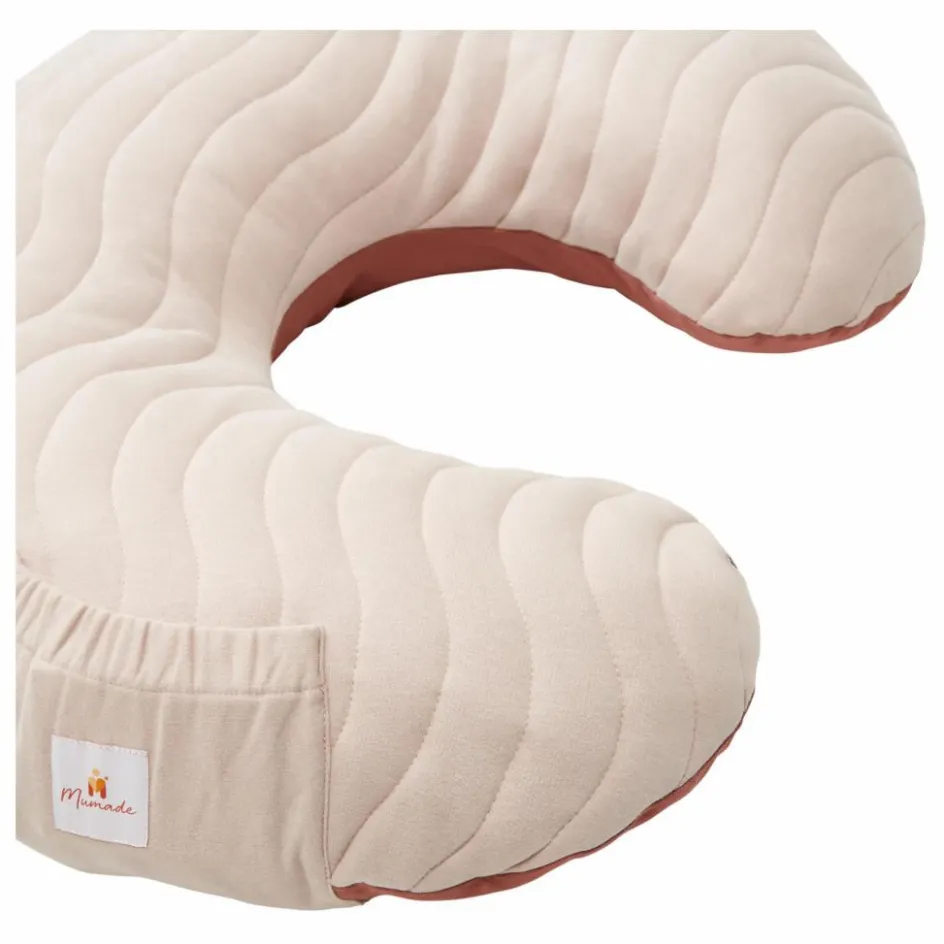 Hot Mumade Coussin d'allaitement gonflable | Terracotta