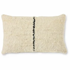 HKliving Coussin en laine | Crème