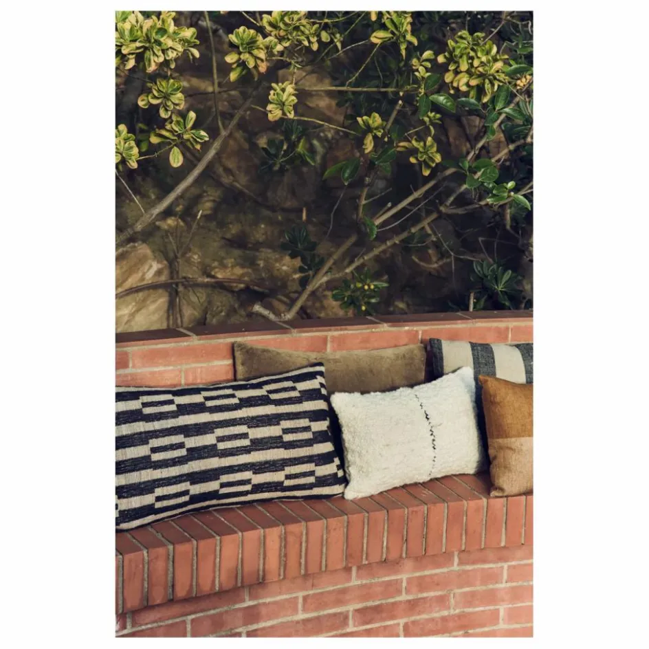 HKliving Coussin en laine | Crème