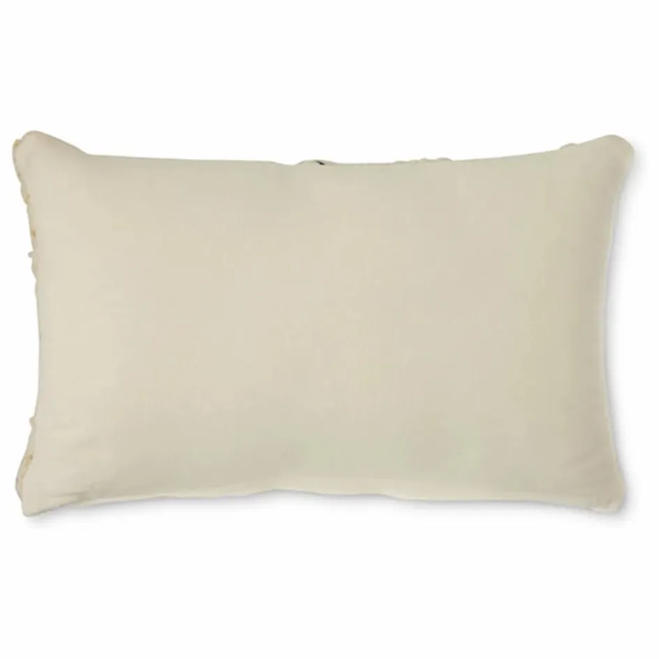 HKliving Coussin en laine | Crème