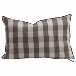 Maison de Vacances Coussins*Coussin en lin lavé Vichy Cottage |