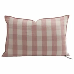 Online Coussin en lin lavé Vichy Cottage | Coussins
