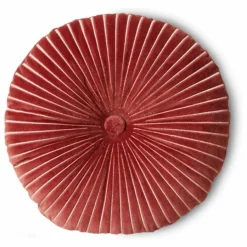 Hot HKliving Coussin en velours Ripple | Rose