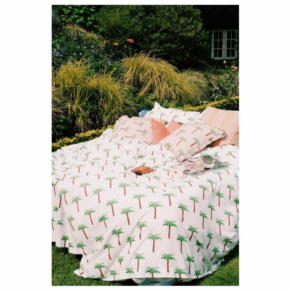 Discount Anna + Nina Coussin Les Palmiers | Marron