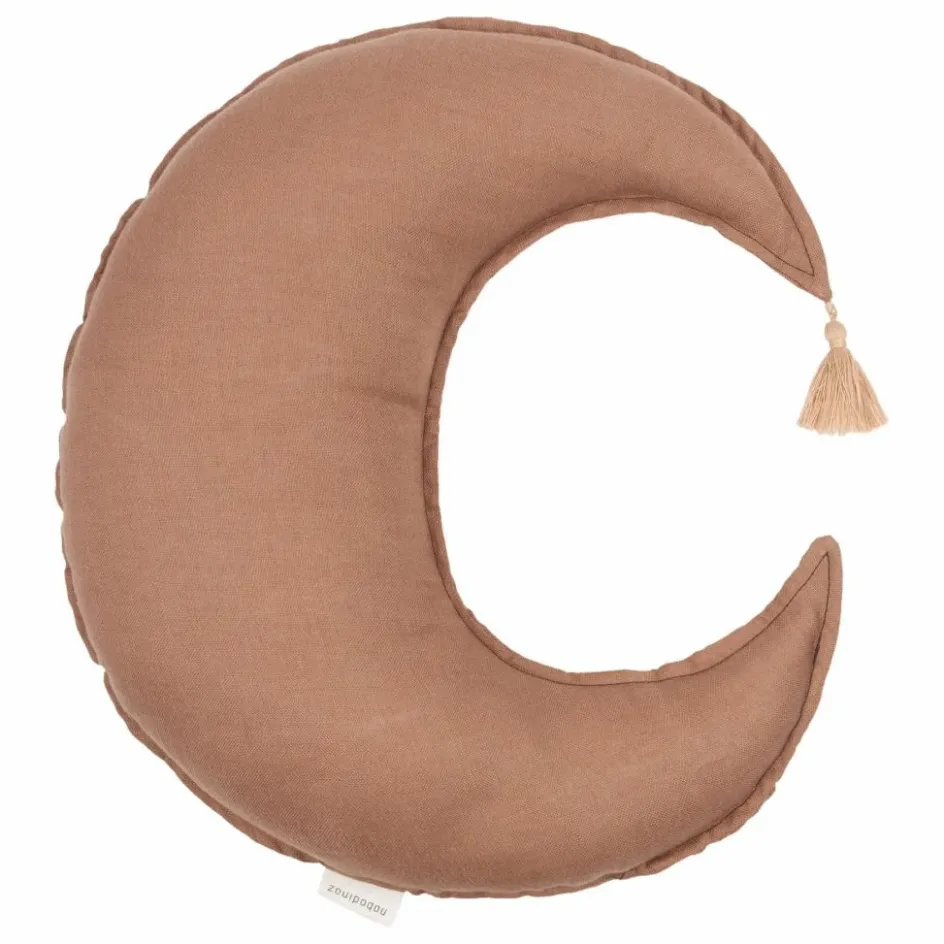 Discount Nobodinoz Coussin Lune - Lin Français | Noisette