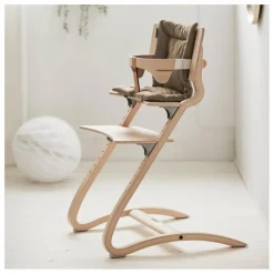Sale Leander Coussin pour chaise haute en coton bio | Mocha