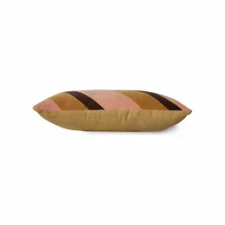 HKliving Coussins*Coussin rayé en velours |