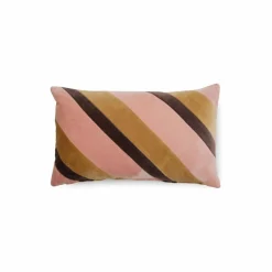 HKliving Coussins*Coussin rayé en velours |