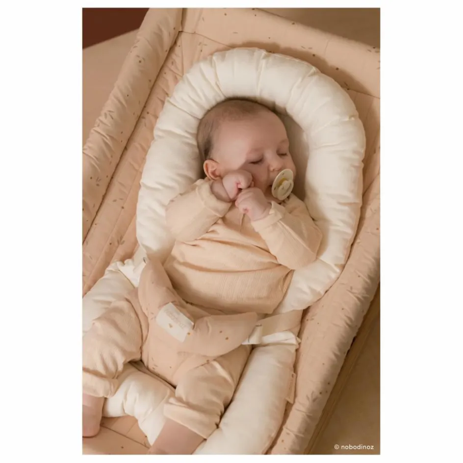 Online Nobodinoz Coussin réducteur pour transat Growing green en sergé de coton bio Naturel
