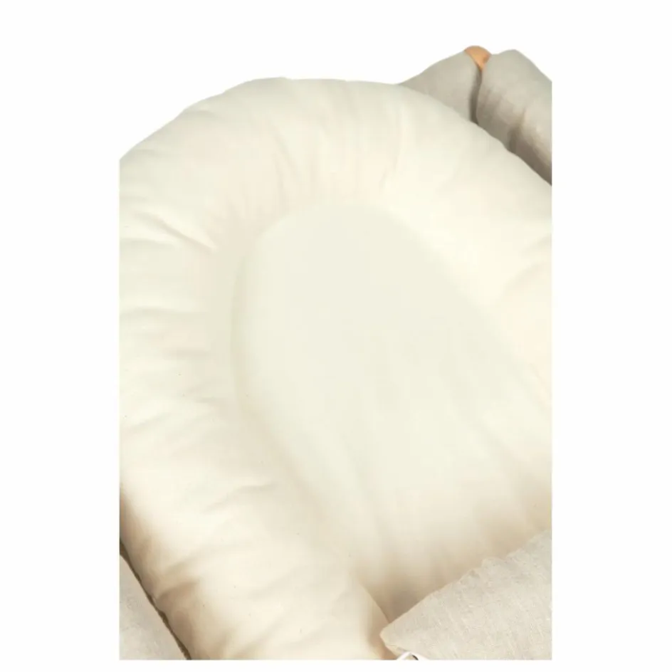 Online Nobodinoz Coussin réducteur pour transat Growing green en sergé de coton bio Naturel